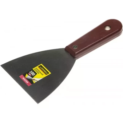 Шпатель STAYER "MASTER" c пластмассовой ручкой, 100мм 1003-100