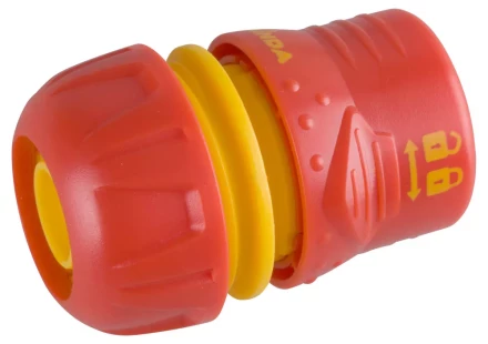 Соединитель GRINDA "Premium" с запирающим механизмом, пластмассовый с TPR, 3/4" 8-426428 купить в Нижневартовске