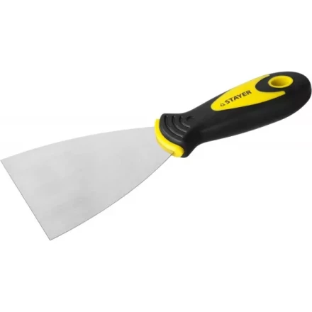 Шпатель STAYER "MASTER" нержавеющее профилированное полотно, 2к ручка, 100мм 10041-10 купить в Нижневартовске