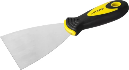 Шпатель STAYER "MASTER" нержавеющее профилированное полотно, 2к ручка, 100мм 10041-10 купить в Нижневартовске