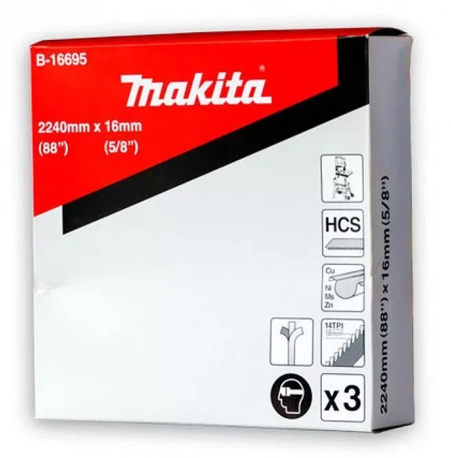 Набор полотен Makita B-16695 для ленточной пилы купить в Нижневартовске