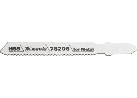 Полотна для электролобзика по металлу 3 шт T118G 50 х 0,8мм HSS MATRIX Professional 78206 купить в Нижневартовске