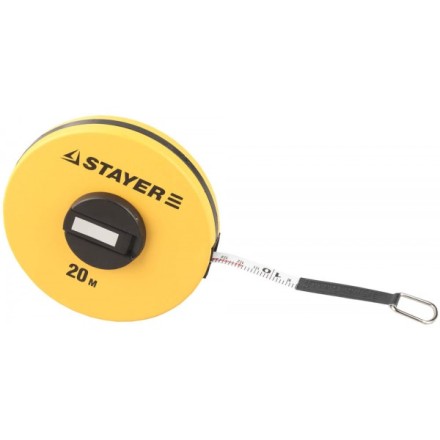 Мерная лента STAYER &quot;STANDARD&quot; фиберглассовая двусторонняя, 20м 34153-20 купить в Нижневартовске