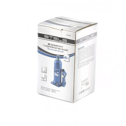 Домкрат гидравлический бутылочный 4 т h подъема 188-363 мм Stels 51162 купить в Нижневартовске