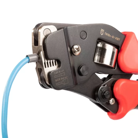 Пресс-клещи КВТ ПКВк-6т для опрессовки втулочных наконечников до 6 мм (102038) купить в Нижневартовске