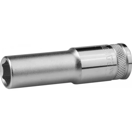 Торцовая головка KRAFTOOL "INDUSTRIE QUALITAT", удлиненная, Cr-V, FLANK, хромосатинированная, 1/2", 14 мм 27807-14_z01 купить в Нижневартовске