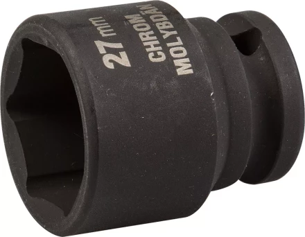 Торцовая головка KRAFTOOL "INDUSTRIE QUALITAT" ударная (1/2"), FLANK, Cr-Mo, фосфатированная, 27 мм 27940-27_z01 купить в Нижневартовске