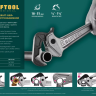 Ключ KRAFTOOL "MASTERGRIP" трубный быстрозажимной, кованые губки, 1/2"-2" 27365-14 купить в Нижневартовске