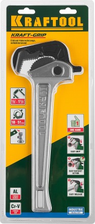 Ключ KRAFTOOL &quot;MASTERGRIP&quot; трубный быстрозажимной, кованые губки, 1/2&quot;-2&quot; 27365-14 купить в Нижневартовске