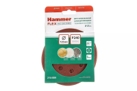 Круг шлиф. самосцепляющийся HAMMER 125мм P240 8отв.