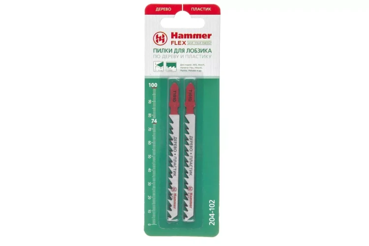 Пилки для лобзика HAMMER JG WD T101D (2шт.) купить в Нижневартовске