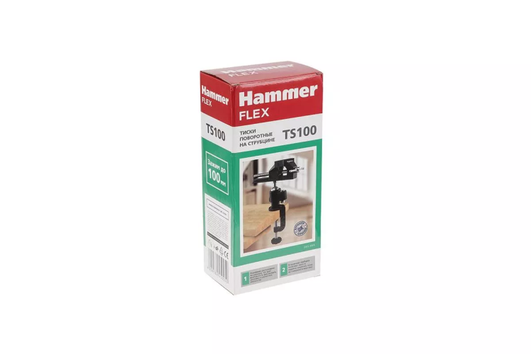 Тиски поворотные HAMMER TS100, шарнирные купить в Нижневартовске