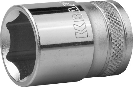 Торцовая головка KRAFTOOL &quot;INDUSTRIE QUALITAT&quot;, Cr-V, FLANK, хромосатинированная, 1/2&quot;, 20 мм 27805-20_z01 купить в Нижневартовске