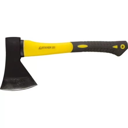 Топор STAYER кованый с двухкомпонентной стеклопластиковой рукояткой, 1,0кг 2062-10 купить в Нижневартовске