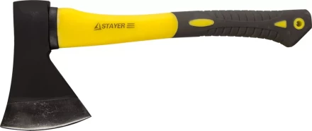 Топор STAYER кованый с двухкомпонентной стеклопластиковой рукояткой, 1,0кг 2062-10 купить в Нижневартовске