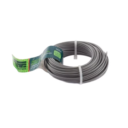 Леска для триммера круглая, армированная алюминием, 1.6 мм х 15 м, Россия Сибртех 961915 купить в Нижневартовске