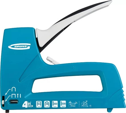 Степлер мебельный универс. (Universell 4) пласт 4-функц тип скобы 53 36 300 500 8-14мм GROSS 41005 купить в Нижневартовске