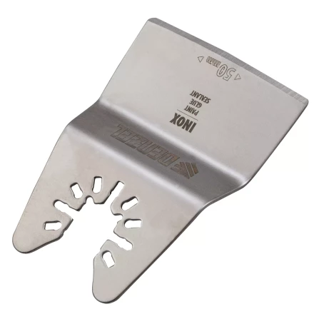 Насадка для МФИ шабер полукруг, Inox, для снятия краски и др., ширина 50 мм, длина общая 74 мм, ступенчатый Denzel 782317 купить в Нижневартовске
