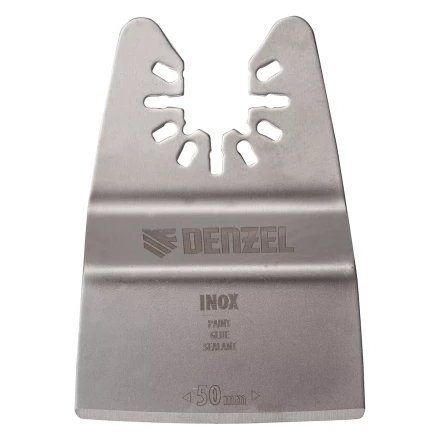 Насадка для МФИ шабер полукруг, Inox, для снятия краски и др., ширина 50 мм, длина общая 74 мм, ступенчатый Denzel 782317 купить в Нижневартовске