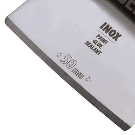 Насадка для МФИ шабер полукруг, Inox, для снятия краски и др., ширина 50 мм, длина общая 74 мм, ступенчатый Denzel 782317 купить в Нижневартовске