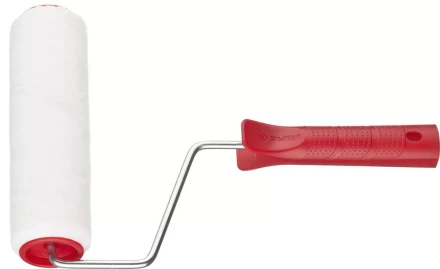 Валик ЗУБР "МАСТЕР" "ВЕЛЮР-АКВА", полиэстер, для водорастворимых акриловых лаков, ворс 4мм, ручка 6мм, d=40/180мм 03537-18 купить в Нижневартовске