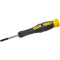 Отвертка STAYER "PROFESSIONAL" "MAX-GRIP" для точн работ, Cr-V, двухкомп рукоятка, магнит наконечник, PH №1x40мм 25826-1-040 G