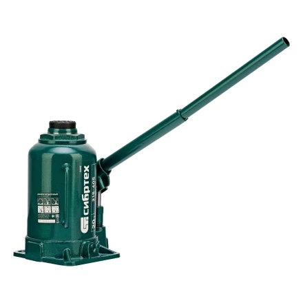 Домкрат гидравлический бутылочный Сибртех 50809, 20 т, 215-405 мм купить в Нижневартовске