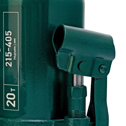 Домкрат гидравлический бутылочный Сибртех 50809, 20 т, 215-405 мм купить в Нижневартовске