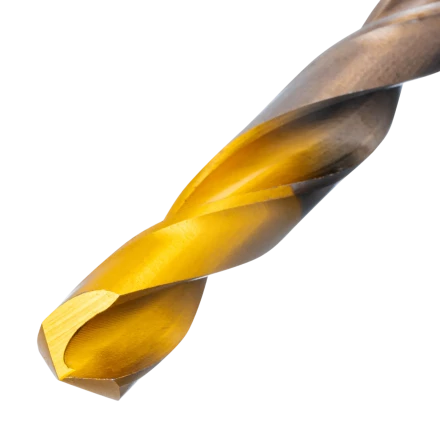 Набор сверл по металлу Denzel 723008, 1-10 мм, Р6М5К8-TiN, Golden Tip, 19 шт купить в Нижневартовске