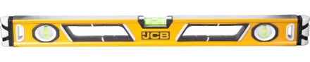 Уровень JCB коробчатый, магнитный, 2 фрезерованные базовые поверхности, 3 ампулы, крашенный, с ручками, 0,5мм/м, 60см JBL003 купить в Нижневартовске