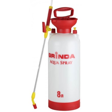 Опрыскиватель садовый GRINDA &quot;Aqua Spray&quot;, широкая горловина, устойчивое дно, алюминиевый удлинитель, 8л 8-425117_z01 купить в Нижневартовске