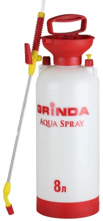 Опрыскиватель садовый GRINDA &quot;Aqua Spray&quot;, широкая горловина, устойчивое дно, алюминиевый удлинитель, 8л 8-425117_z01 купить в Нижневартовске
