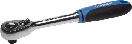 Трещотка для торцовых головок ЗУБР "ПРОФИ", Сr-V сталь, 48 зубцов, 1/4" 27731-1/4 купить в Нижневартовске