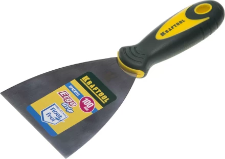 Шпательная лопатка KRAFTOOL с 2-компонент ручк, профилиров нержав полотно, 100мм 10035-100 купить в Нижневартовске