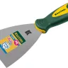 Шпательная лопатка KRAFTOOL с 2-компонент ручк, профилиров нержав полотно, 100мм 10035-100 купить в Нижневартовске