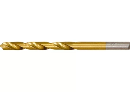 Сверло по металлу 7 мм HSS нитридтитановое покрытие цилиндрический хвостовик MATRIX 717700 купить в Нижневартовске