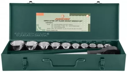 Набор головок торцевых 3/4&quot;DR 22-50мм 15предметов Jonnesway S04Н6115SA 47229 купить в Нижневартовске