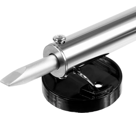 Паяльник STAYER "PROFI" с двухкомпонентной рукояткой и долговечным жалом, в комплекте (припой и подставка), 80 Вт, клин 55300-80 купить в Нижневартовске