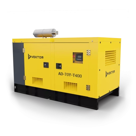 Дизельный генератор Vektor AD-70Y-T400 в шумозащитном кожухе с АВР купить в Нижневартовске