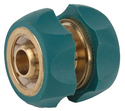 Муфта RACO &quot;Profi-Plus&quot; (шланг-шланг), латунная с покрытием TPR, 1/2&quot; 4244-55118B купить в Нижневартовске