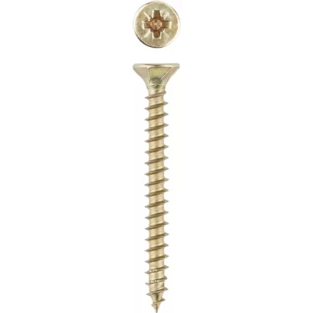 Шурупы ЗУБР "ПРОФЕССИОНАЛ" для твердых пород дерева, хроматированные, 4.0x40мм, 300шт 4-300401-40-040 купить в Нижневартовске