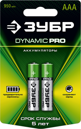 Аккумуляторы DYNAMIC PRO никель-металлгидридные (NiMH) ААА 950мА/ч серия Без серии купить в Нижневартовске