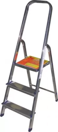 Стремянка алюминиевая Энкор 3 ступени 69650 купить в Нижневартовске