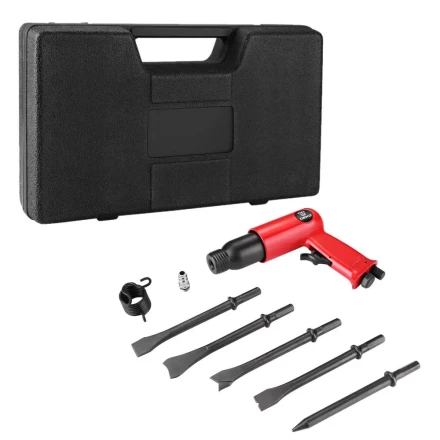 Молоток отбойный пневматический DEKO DKPT04 SET 3, 018-1104, в чемодане с набором 8 предметов купить в Нижневартовске