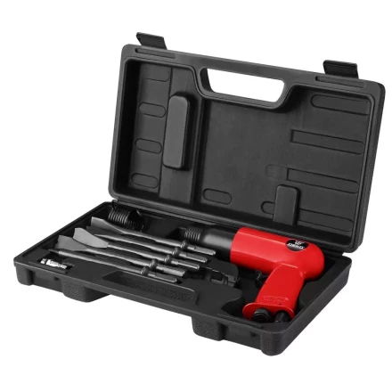 Молоток отбойный пневматический DEKO DKPT04 SET 3, 018-1104, в чемодане с набором 8 предметов купить в Нижневартовске