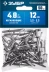 ЗУБР 4.8 x 12 мм, 50 шт, нержавеющие заклепки, Профессионал (313166-48-12) купить в Нижневартовске