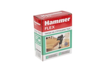 Тиски слесарные HAMMER TS40 на струбцине купить в Нижневартовске