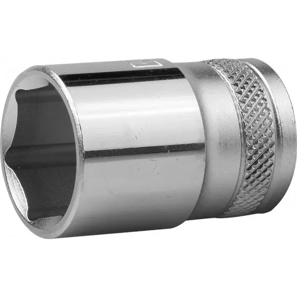 Торцовая головка KRAFTOOL "INDUSTRIE QUALITAT", Cr-V, FLANK, хромосатинированная, 1/2", 19 мм 27805-19_z01 купить в Нижневартовске