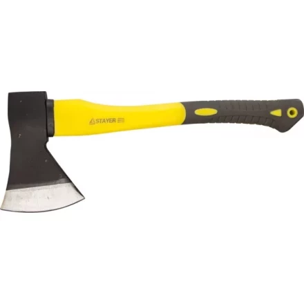 Топор STAYER кованый с двухкомпонентной стеклопластиковой рукояткой, 1,2кг 2062-12 купить в Нижневартовске
