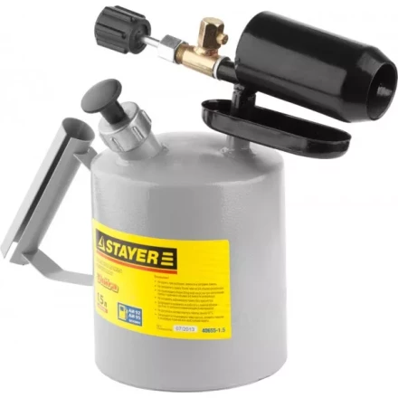 Лампа STAYER "PROFI" паяльная, стальная, 1,5л 40655-1.5 купить в Нижневартовске